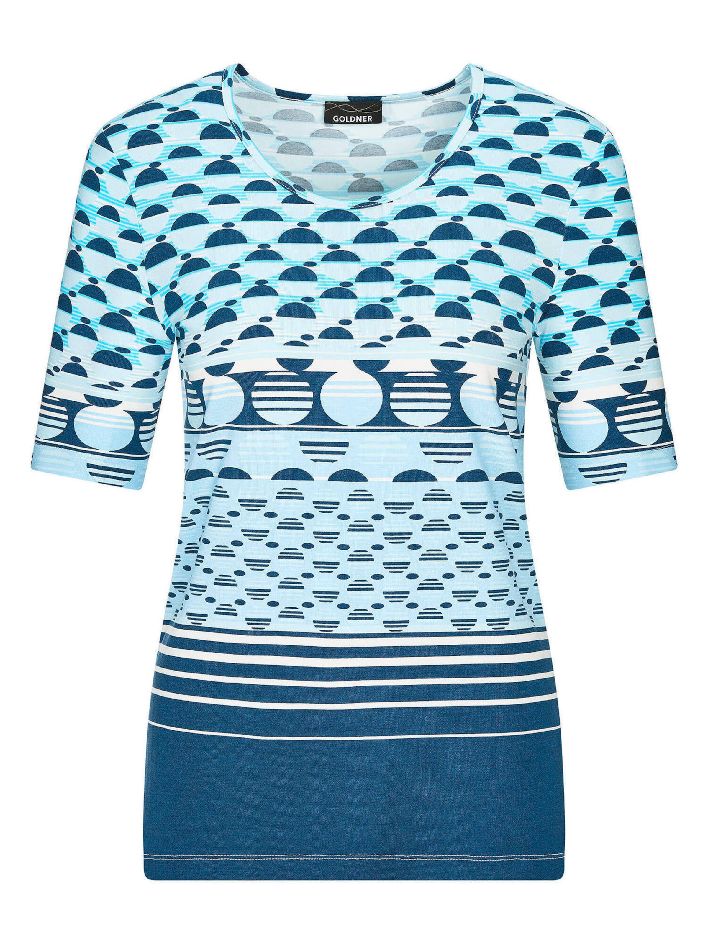 T-shirt Goldner en bleu : devant