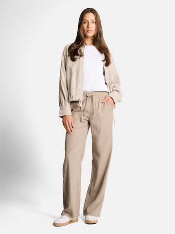 TOM TAILOR Wide Leg Hose in Grau