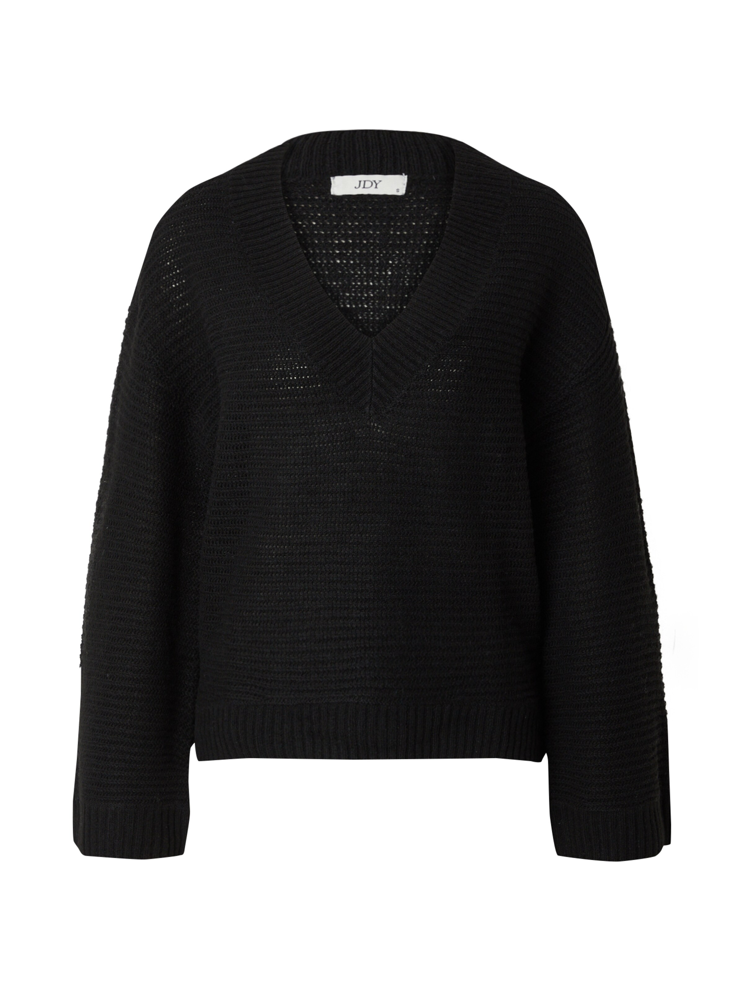 JDY Sveter 'JDYMADDY' - Čierna: predná strana