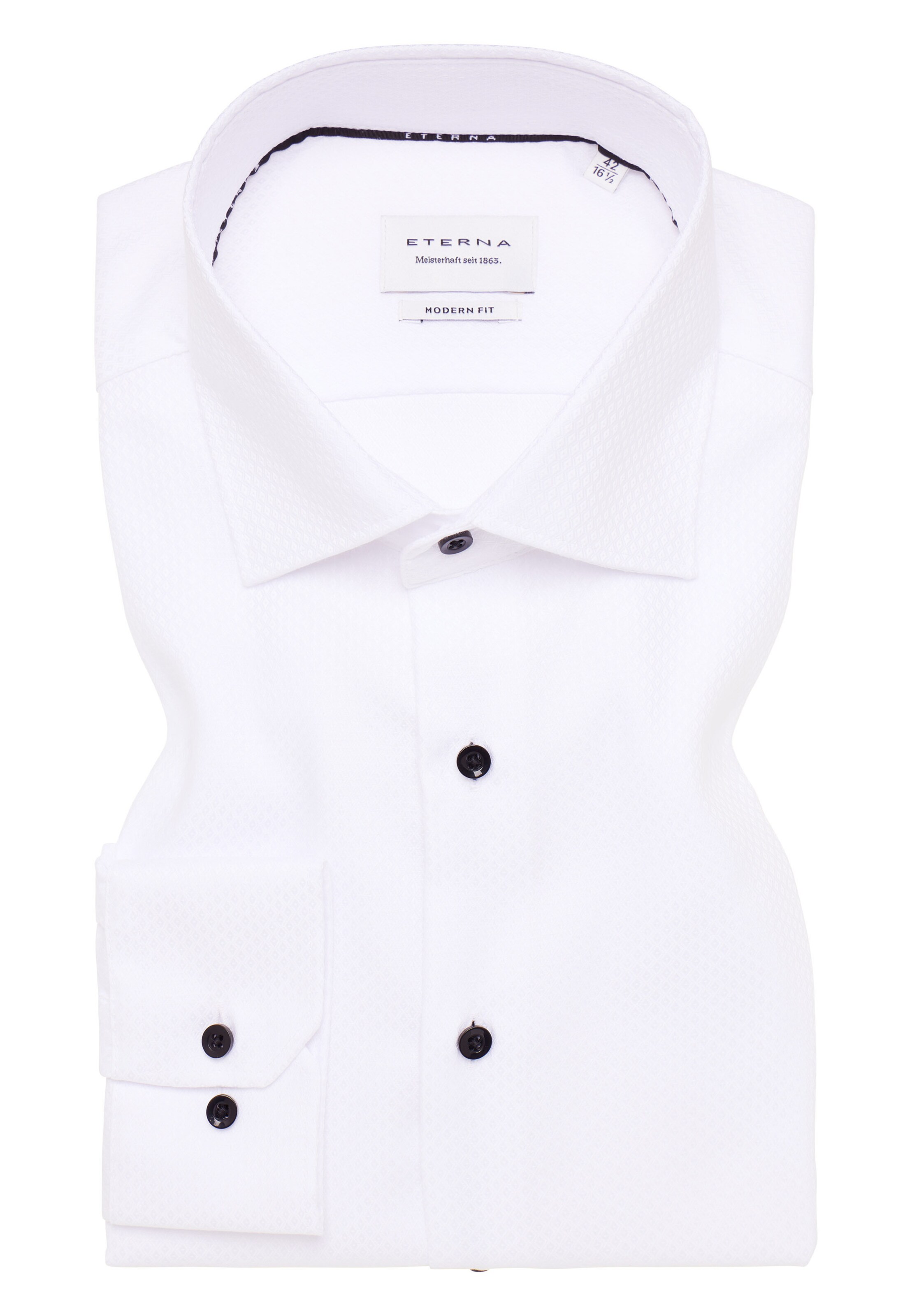 ETERNA Slim Fit Hemd in Weiß