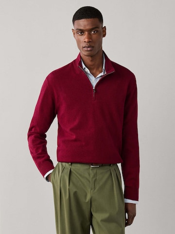 Hackett London Sweater in Red: front