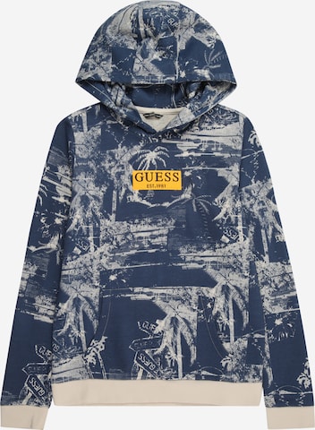 GUESS Sweatshirt 'ACTIVE' in Blue: front