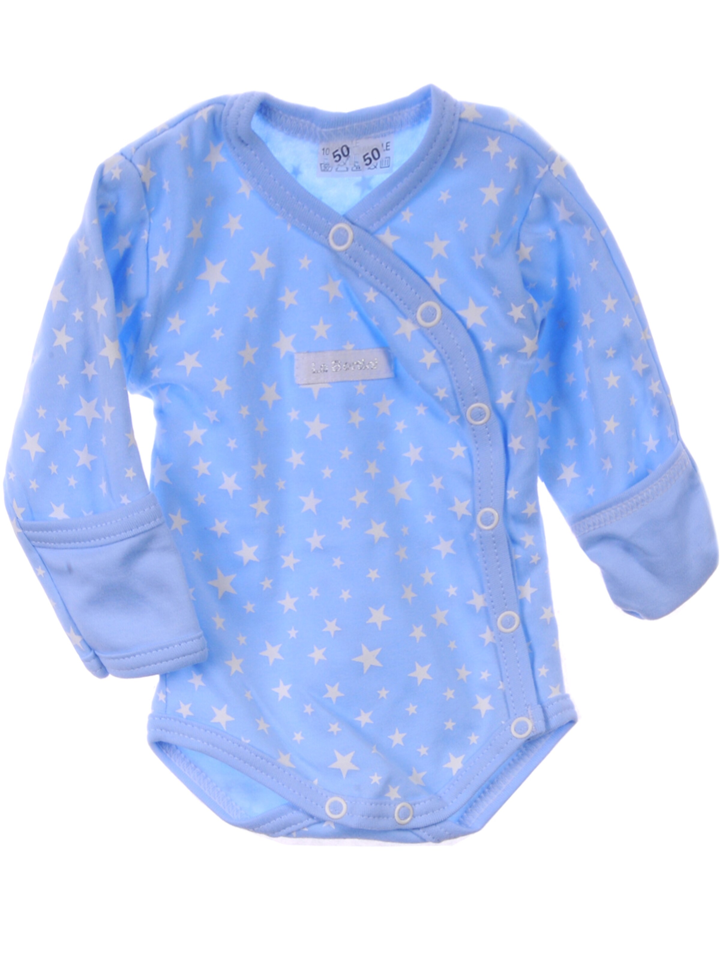 La Bortini Romper/Bodysuit in Blue: front