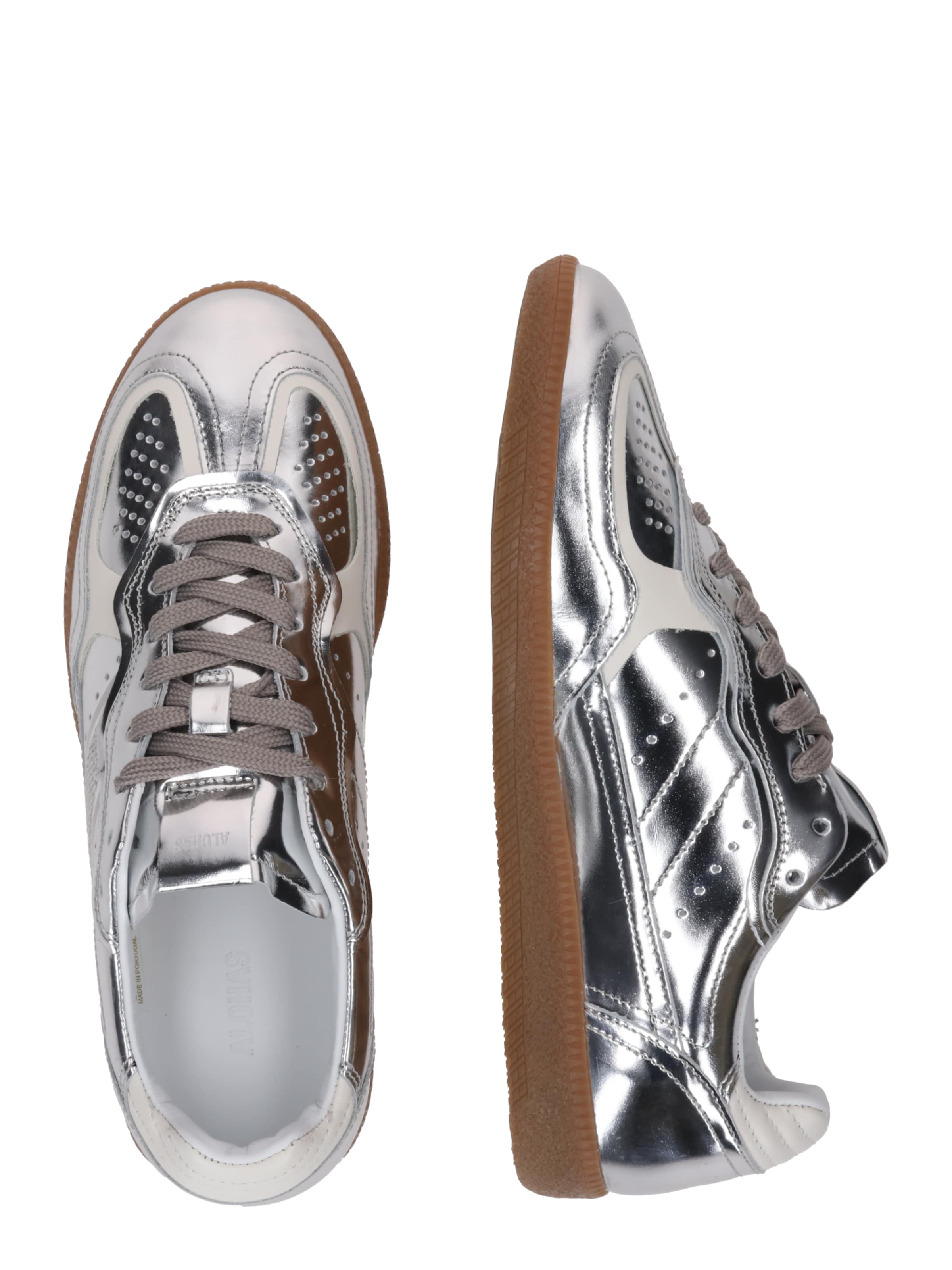 Sneaker bassa di Alohas in argento
