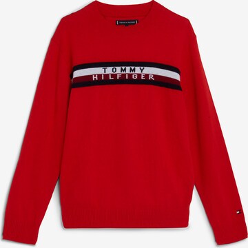 TOMMY HILFIGER Trui in Rood: voorkant