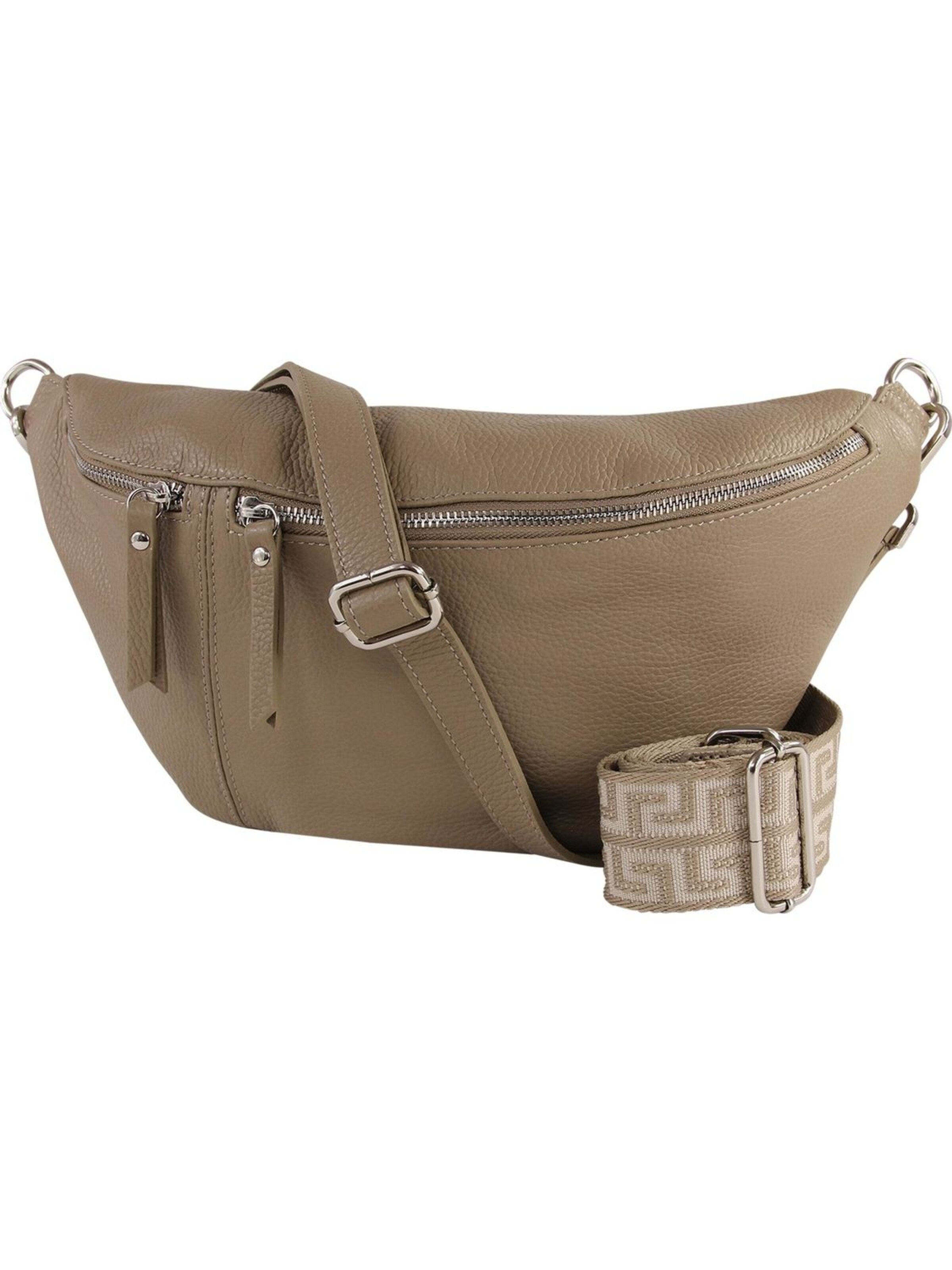 Toscanto - Riñonera en beige: frente