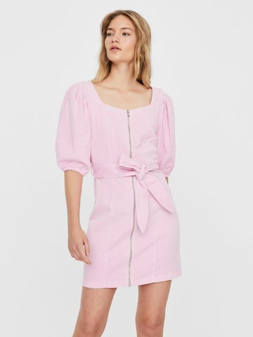 VERO MODA Gürtel Minikleid in Pink: predná strana