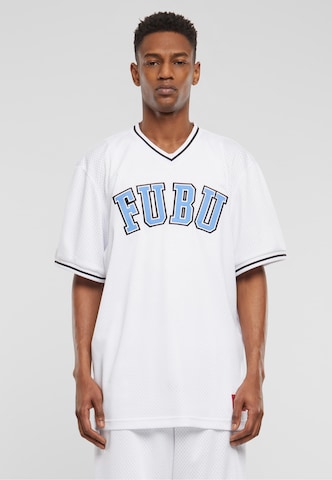 FUBU Shirt in Wit: voorkant