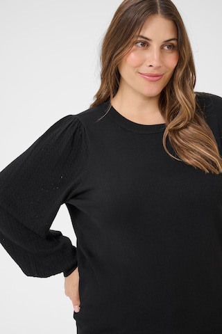 Pull-over 'Loni' KAFFE CURVE en noir