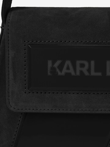 Karl Lagerfeld Torba za čez ramo 'IKON' | črna barva