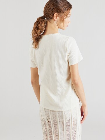 VILA T-shirt 'NOLINE' i beige