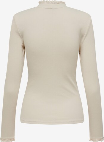 ONLY - Camiseta 'LESLIE' en beige