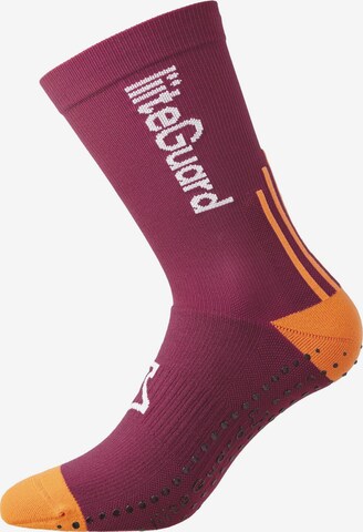 liiteGuard Athletic Socks 'Pro-Tech' in Red: front