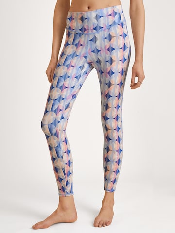 CALIDA Skinny Leggings in Blauw: voorkant