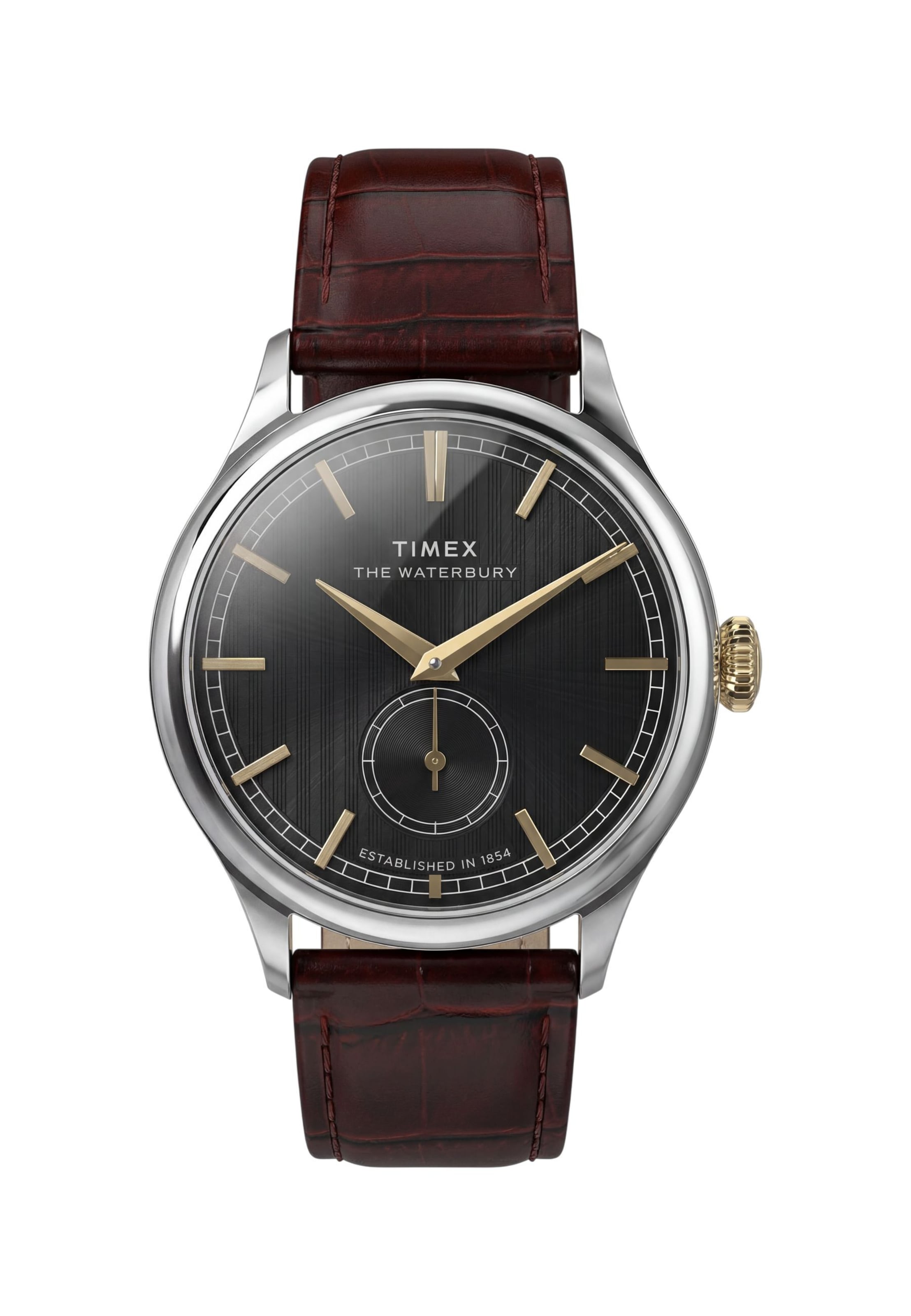 TIMEX Analog watch ' Waterbury Classic ' in Brown: front