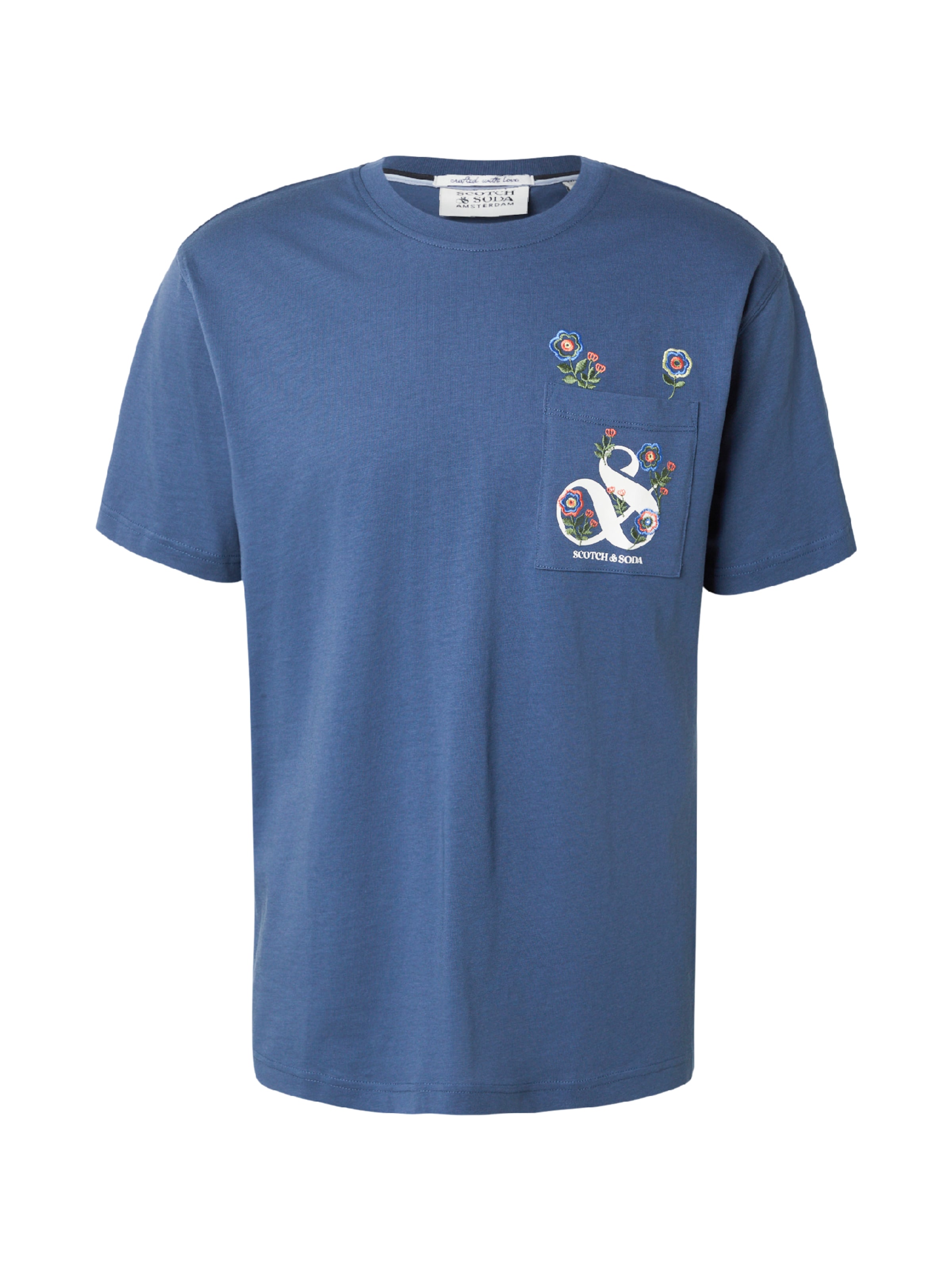 SCOTCH & SODA Camisa em azul / azul real / verde / branco, Vista do artigo