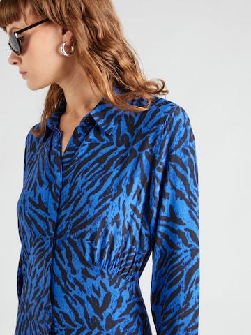 Rochie tip bluză 'Ina' de la SOAKED IN LUXURY pe albastru