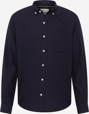 s.Oliver Regular fit Button Up Shirt in Blue: front