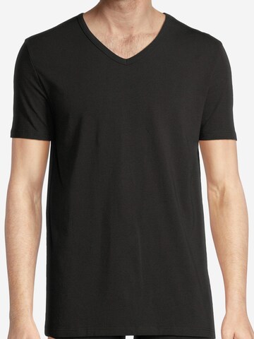 SEIDENSTICKER Undershirt 'Pur' in Black: front