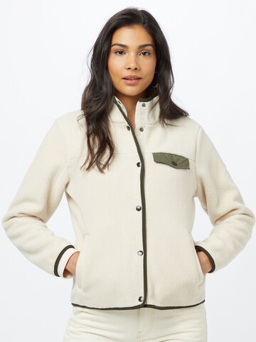 Superdry Fleece jacket 'Expedition' in White: front