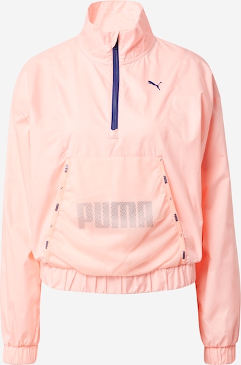 PUMA Sportjacke in dunkelblau / pfirsich, Produktansicht