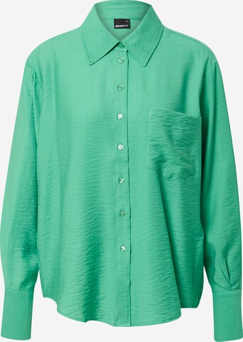 Gina Tricot Блуза 'Manuella' в зелено: отпред