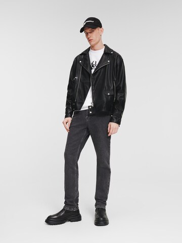 KARL LAGERFELD JEANS Übergangsjacke in Schwarz