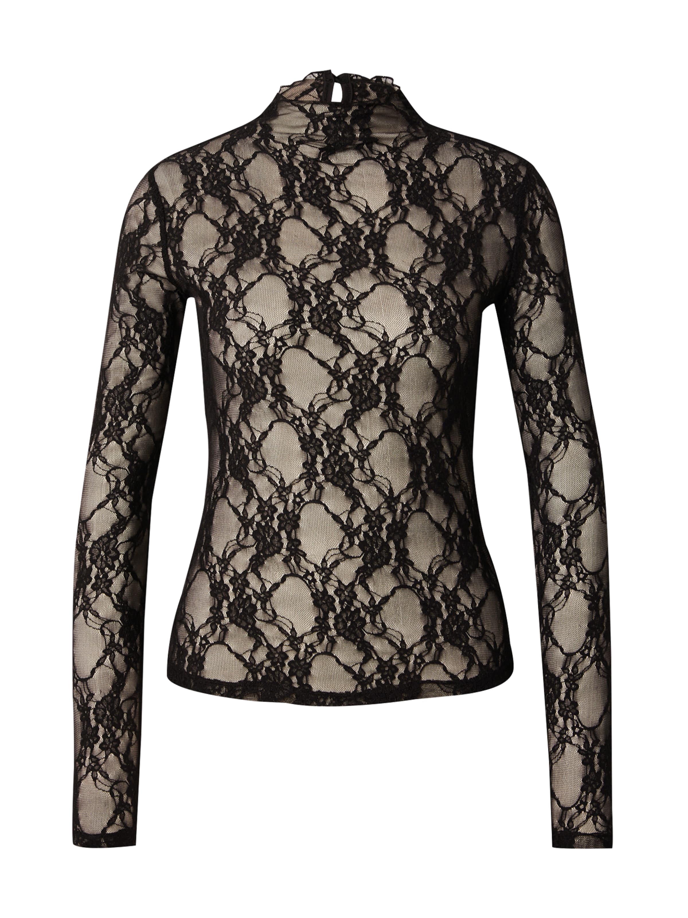 Hoermanseder - Blusa en negro: frente
