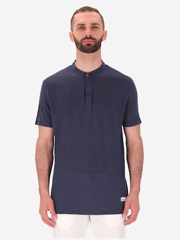 Distretto12 Shirt 'Royan' in Blauw: voorkant