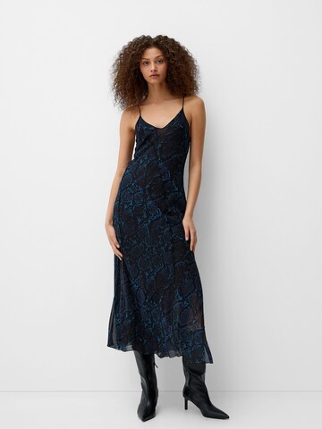 Bershka Dress in Blue: front