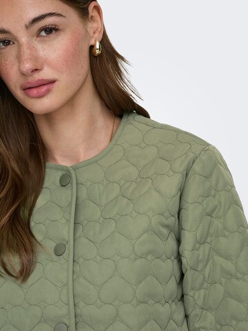 ONLY Between-season jacket 'Heart' in Green