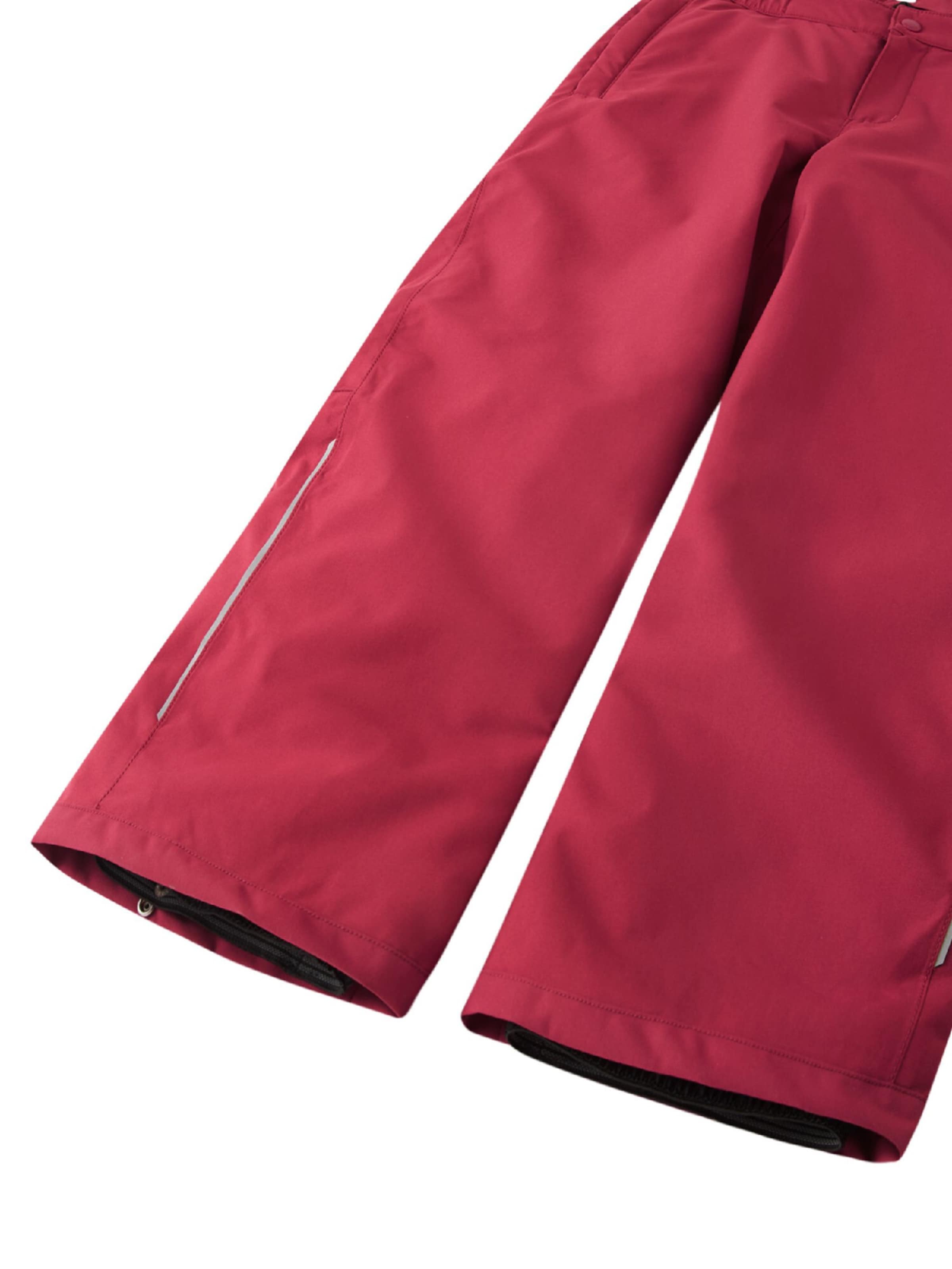 Reima Regular Outdoor broek 'Komein' in Rood: zijkant