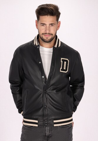 Giacca di mezza stagione di DreiMaster Vintage in nero: frontale
