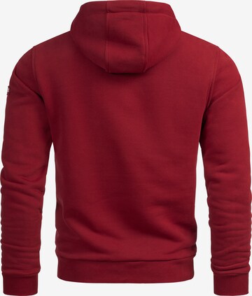 Alessandro Salvarini Sweatshirt 'Calgarii' in Rot