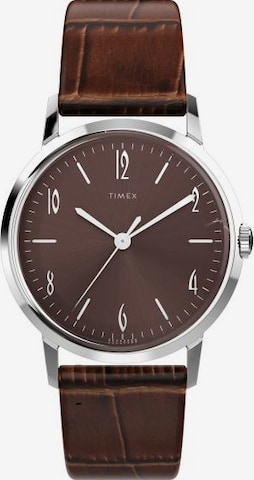 Orologio analogico 'Marlin Handwind' di TIMEX in marrone: frontale
