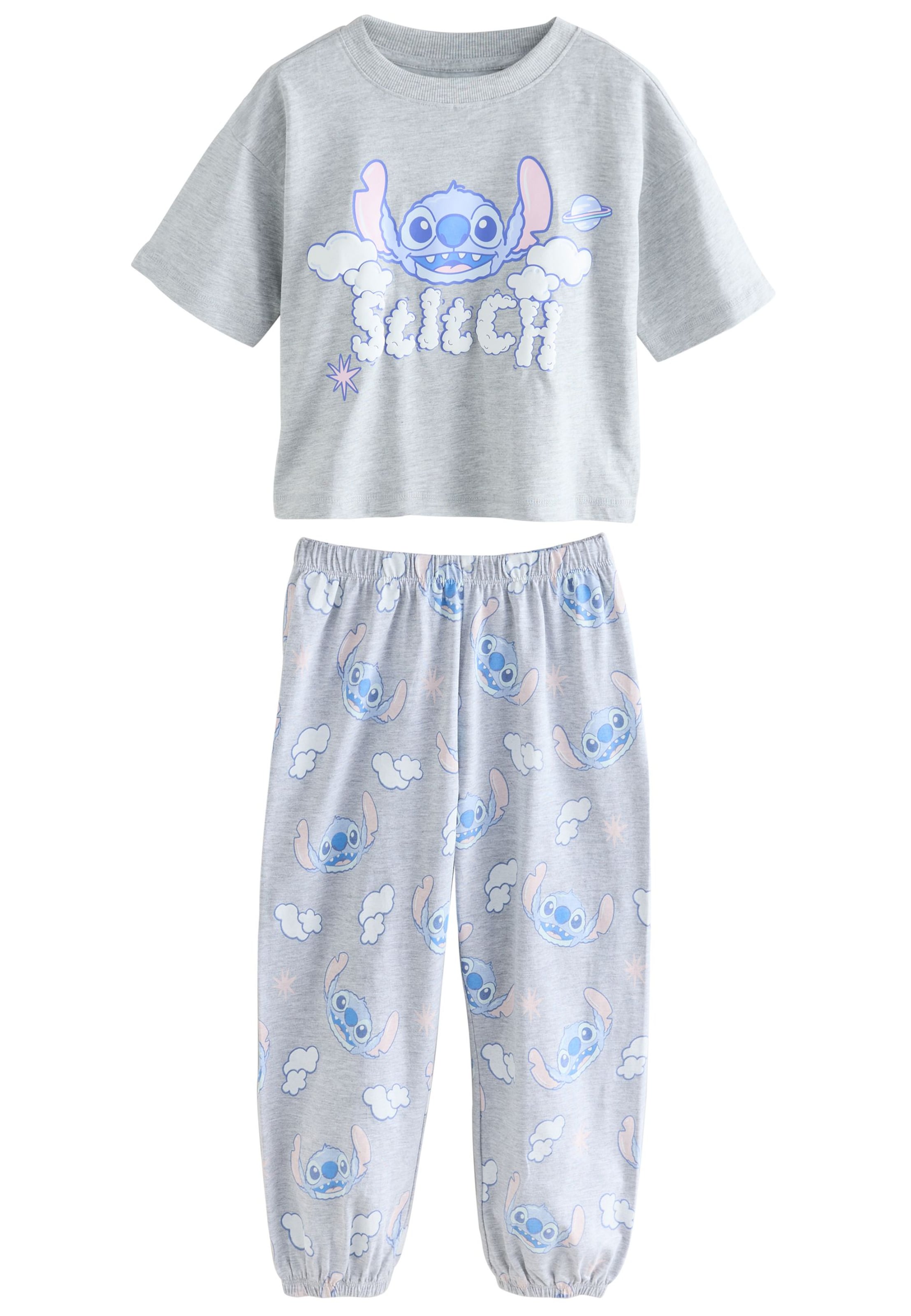 Next Nattøj 'Disney Lilo and Stitch' i grå: forside