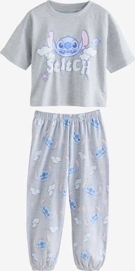 Next Pidžama set 'Disney Lilo and Stitch' veličine 110 u kraljevsko plava / svijetloplava / svijetlosiva / bijela, Pregled proizvoda