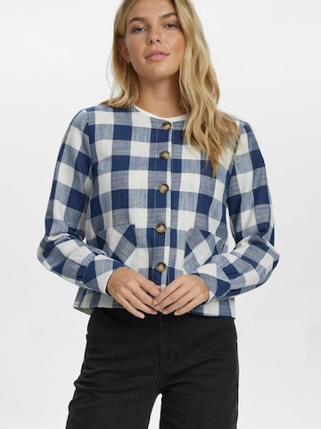 Veste mi-saison 'NUELORA ' NÜMPH en bleu : devant