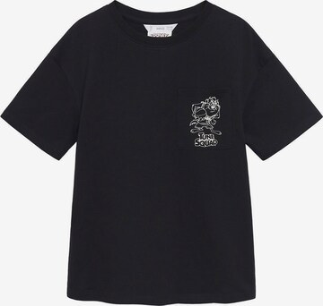 MANGO KIDS Shirt in Black: front