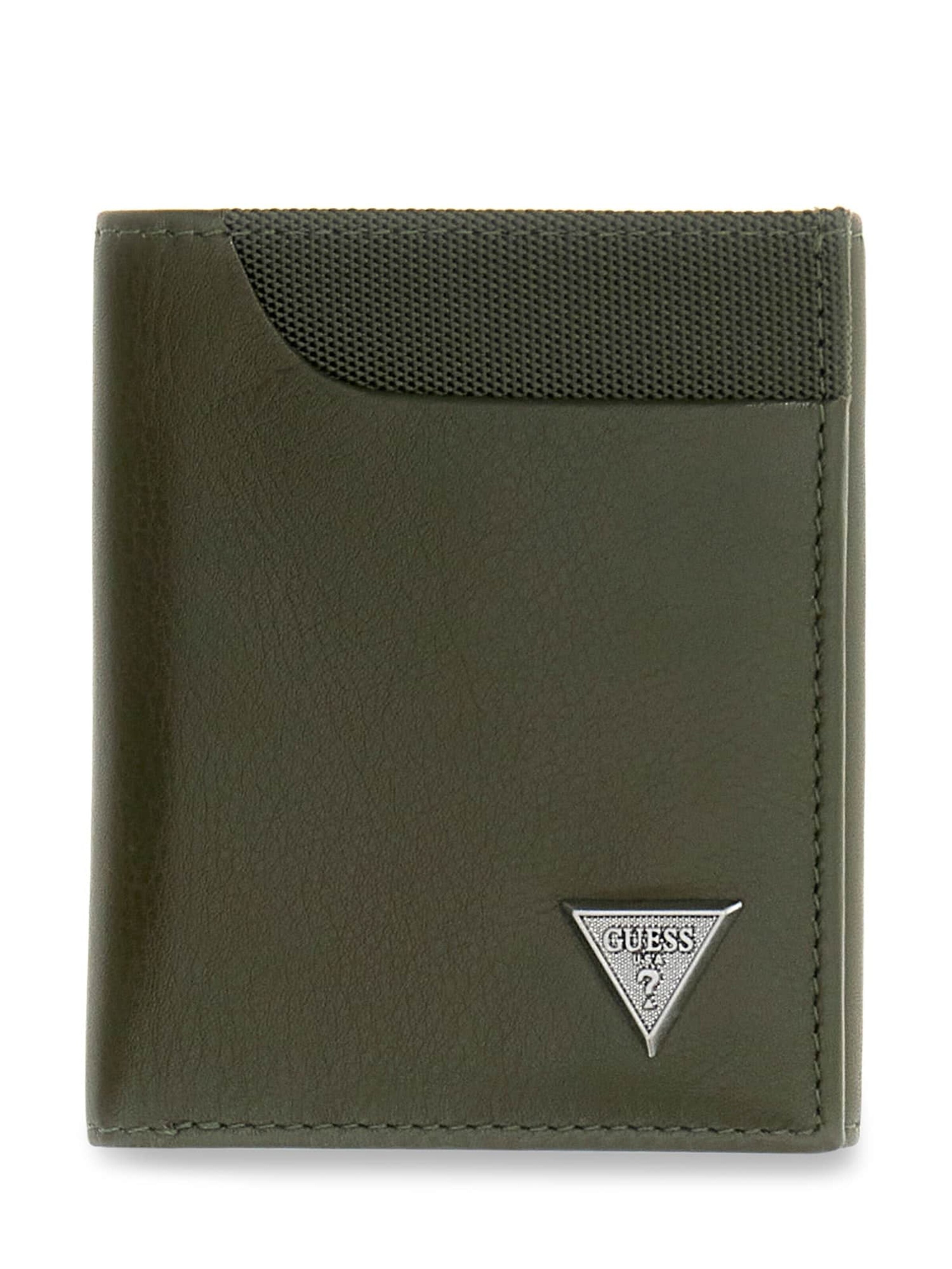 GUESS Wallet 'Berna' in Green: front