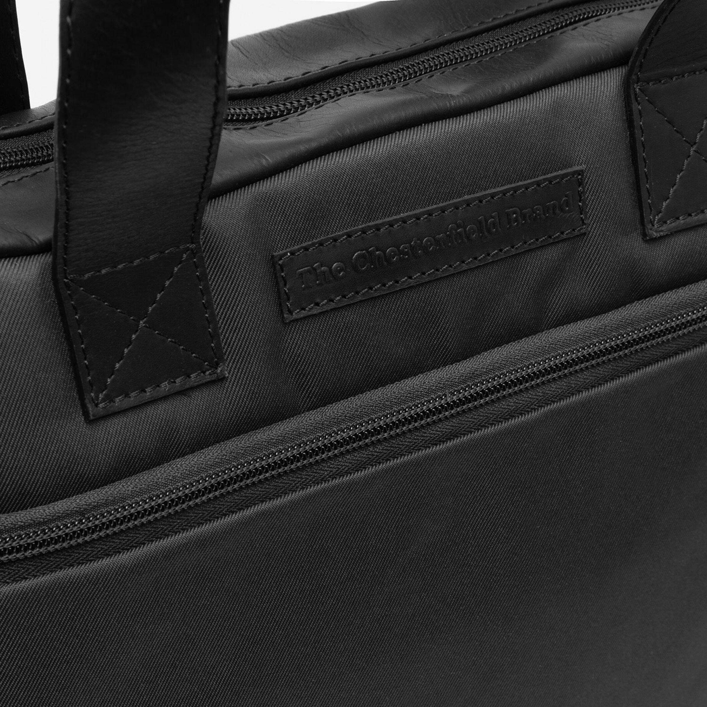 Sac d’ordinateur portable The Chesterfield Brand en noir