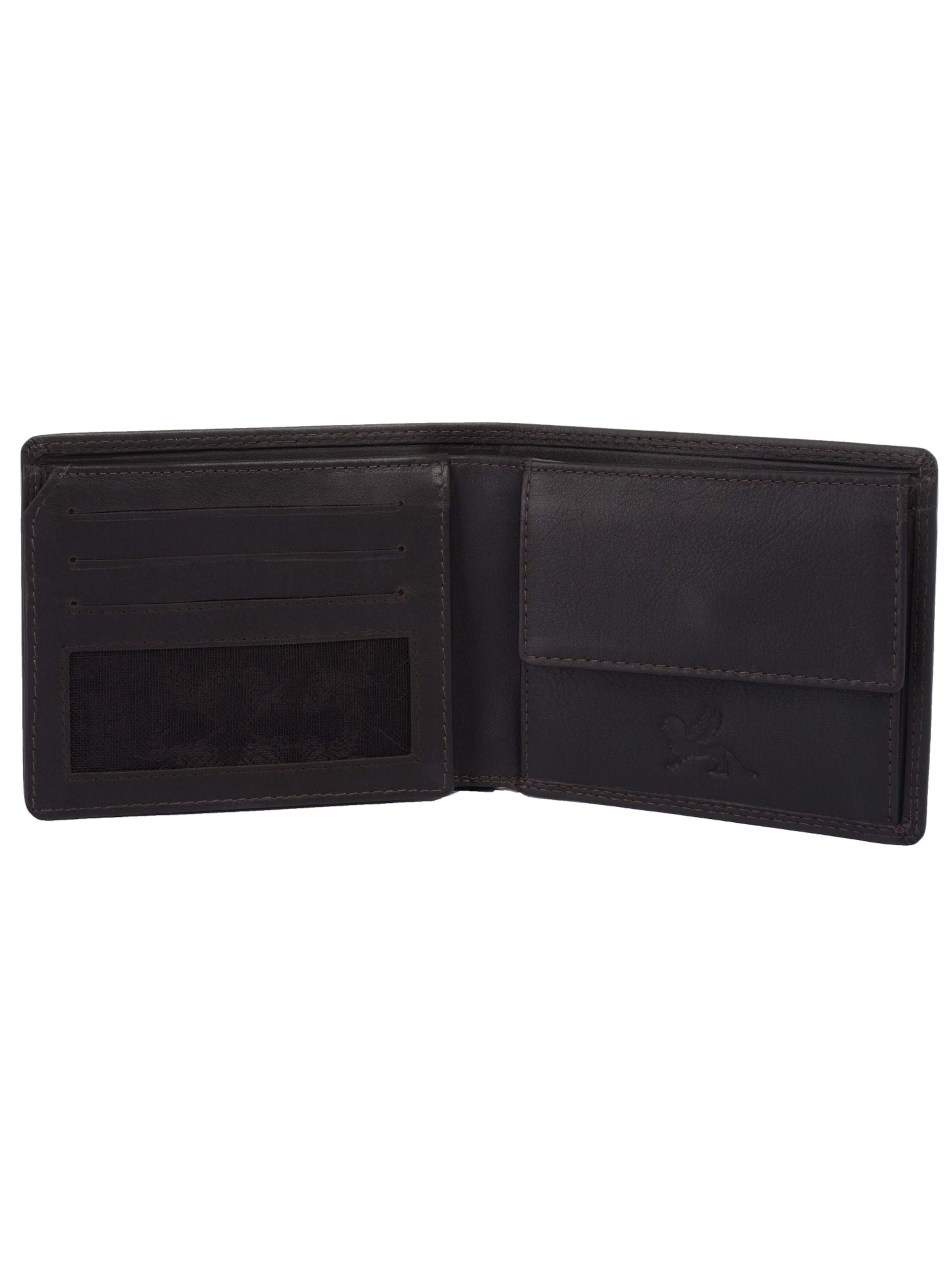 Porte-monnaies 'SUTURA' mano en marron