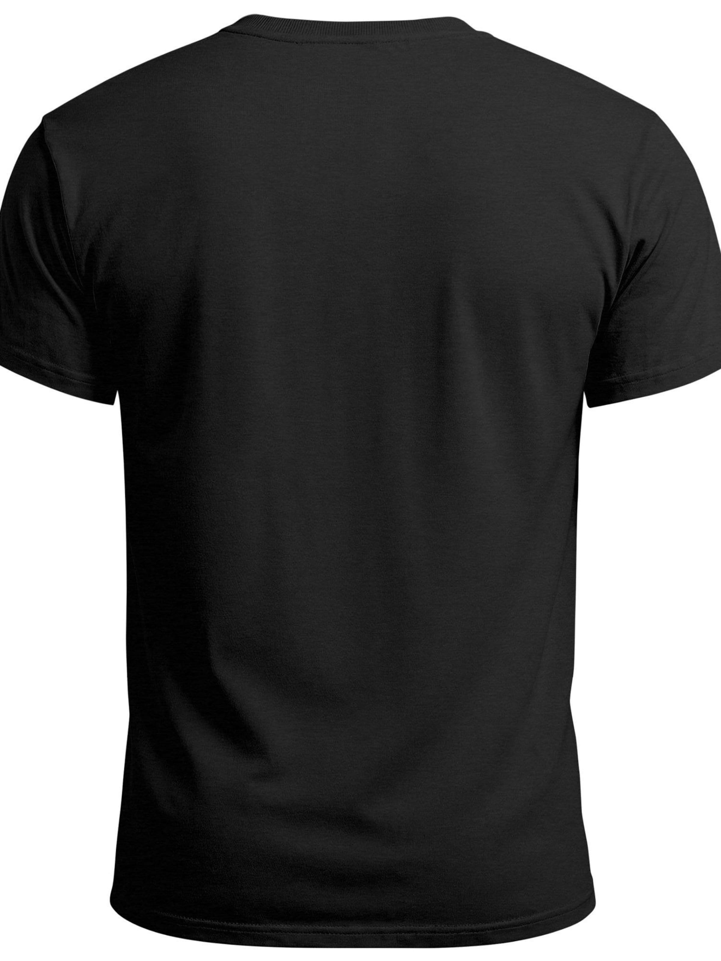 Neverless Shirt 'Mountain Wave' in Black