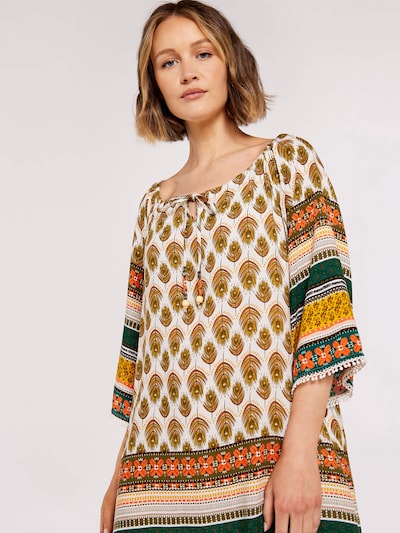 Apricot Sommerkleid in mischfarben, Produktansicht
