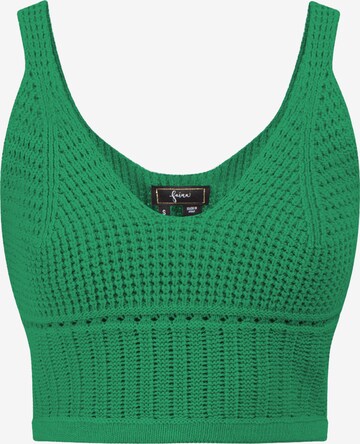 faina Top in Green: front