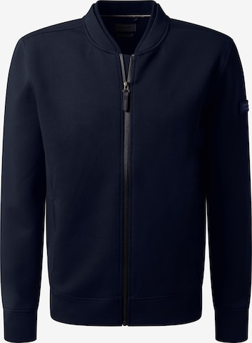 PIERRE CARDIN Sweatvest in Blauw: voorkant