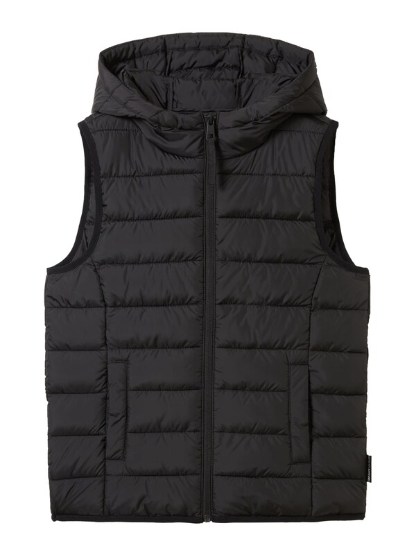 TOM TAILOR DENIM Vest in Black