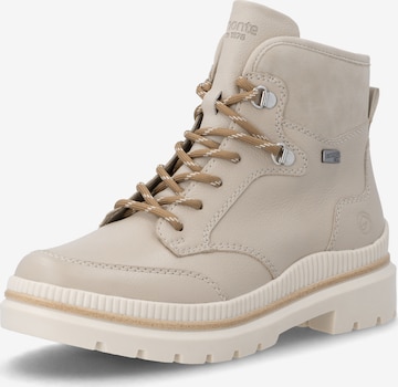 REMONTE Schnürstiefelette in Beige: Vorderseite