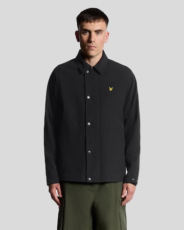 Lyle & Scott Tussenjas in Zwart: voorkant
