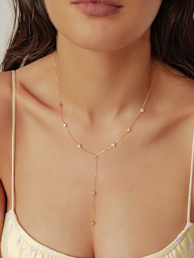 Hey Happiness Kette 'Posy'‌‌‌‌‌‌‌ in gold, Produktansicht